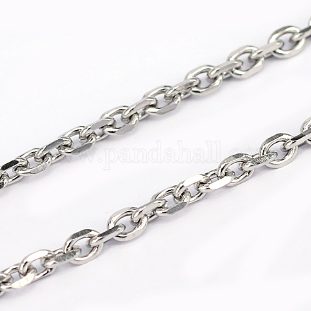 304 Stainless Steel Cable Chains CHS-L001-68-0.8mm-1