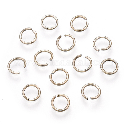 Filo di alluminio anelli aperti di salto X-ALUM-R005-0.8x6-26-1