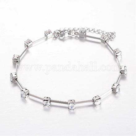 304 Stainless Steel Bracelets BJEW-D422-01-1