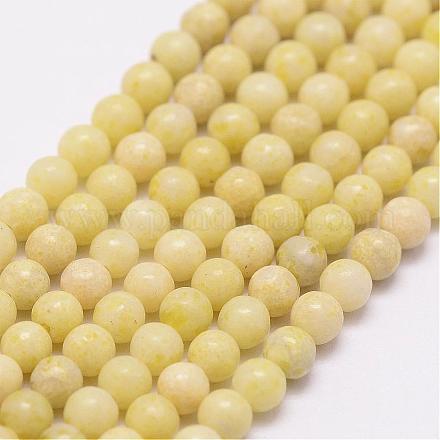 Natural Chrysocolla Beads Strands G-N0198-01-3mm-1