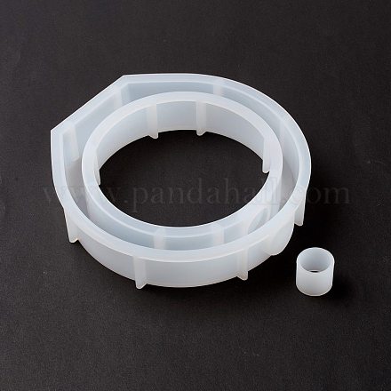 Moules en silicone pour support d'affichage à anneau rond DIY-F114-06-1
