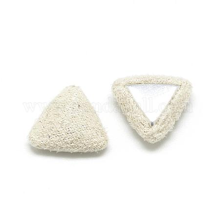 Faux Suede Covered Cabochons WOVE-S084-24C-1