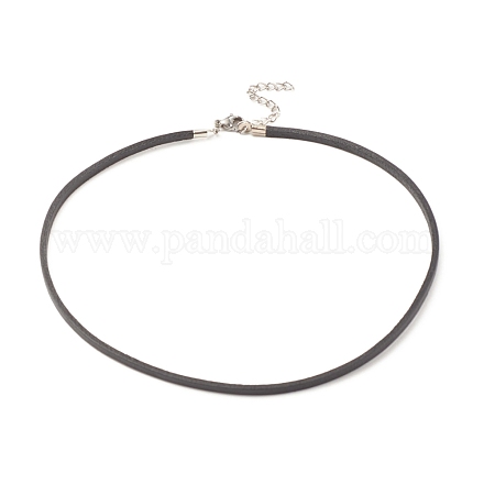 Fabricación de collar de cordón de gargantilla de cuero de diy NJEW-JN03822-1