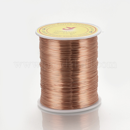 Alambre de cobre redondo para hacer joyas CWIR-Q005-0.4mm-02-1