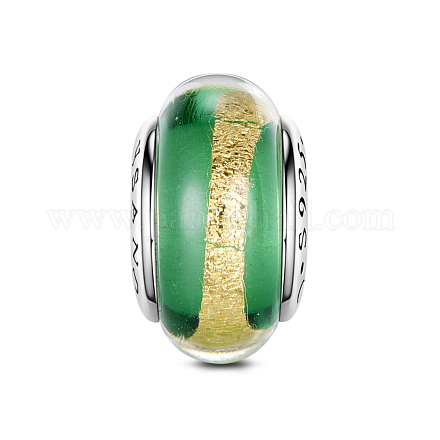 TINYSAND Glass Golden Galaxy European Beads TS-C-125-1