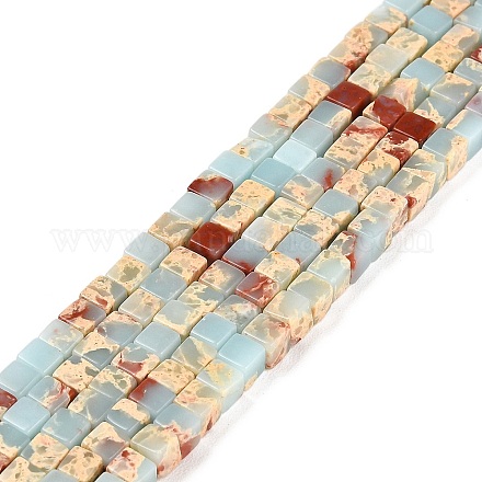 Synthetic Shoushan Stone Beads Strands G-G002-A02-1