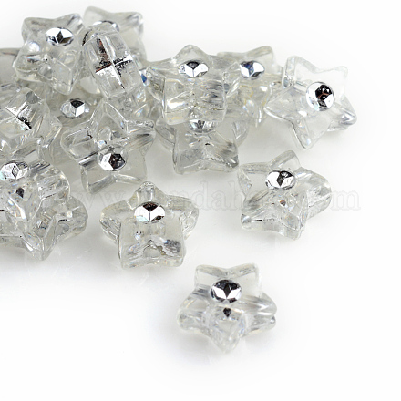 Perles acryliques transparentes PACR-Q107-14-1