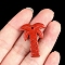 Natural Red Jasper Pendants, Coconut Tree, 28x18~22mm