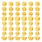 48Pcs 8 Styles Rack Plating Alloy European Beads, Large Hole Beads, Umbrella & Butterfly & Clover, Matte Gold Color, 9~12x9~12.5x6.5~8.5mm, Hole: 4~5mm, 6pcs/style