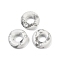 Natural Howlite Pendants, Donut/Pi Disc Charms, 15x5mm, Hole: 6mm