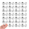 150Pcs 304 Stainless steel Spacer Beads, Tube, Stainless Steel Color, 5x4mm, Hole: 3mm