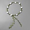 Polyester Artificial Rose Garland Headbands, Flower Crown Headbands for Women Girls, White, Inner Diameter: 185~190mm