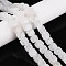 Natural Quartz Crystal Beads Strands, Cube, 8~10x8~10x8~10mm, Hole: 1.2mm, about 38~39pcs/strand, 14.76~15.47''(37.5~39.3cm)