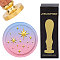 CRASPIRE Star Wax Seal Stamps Shiny Six-Pointed Star Vintage Removable Brass Sealing Stamp Heads 25mm with Wooden Handle for Envelopes Invitations Card DIY Craft Birthday Wedding Gift Wrapping
