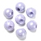 Opaque Acrylic Beads, Round Ball Bead, Suzumaru Beads, Top Drilled, Lilac, 19x19x19mm, Hole: 3mm