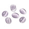 Cat Eye Cabochons, Oval, Lilac, 25x18x3~4mm