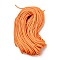 Luminous Glow in the Dark Polyester 9 Strand Core Cord, Camping Tent Rope, Orange, 4mm