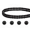 Natural Obsidian Beads Strands, Round, Grade AA, 4mm, Hole: 1mm, about 84pcs/Strand, 15''(38.1cm), 2strands/box