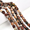 Natural Picasso Jasper/Polychrome Jasper Beads Strands, Nuggets, Tumbled Stone, 3.5~8.5x4.5~7.5x4.5~7.5mm, Hole: 0.7mm, about 53~60pcs/strand, 14.96~15.55 inch(38~39.5cm)