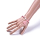Bracelets élastiques faits à la main de perles heishi en pâte polymère BJEW-JB05086-04-4