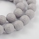 Faceted Round Shell Pearl Bead Strands BSHE-J012-14mm-06-1