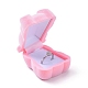 Bear Shape Velvet Jewelry Boxes VBOX-L002-C02-3