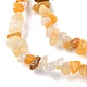 Natürliche gelbe Aventurin Perlen Stränge G-G0003-B15-4