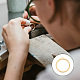 DELORIGIN DIY Charms Finger Ring Making Kit DIY-DR0001-24-6