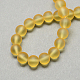 Chapelets de perles en verre transparent X-GLAA-S031-8mm-11-1