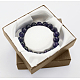 Square Bowknot Organza Ribbon Cardboard Bracelet Bangle Gift Boxes BC148-02-2