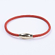 Nylon Twisted Cord Bracelets BJEW-G581-01-3