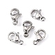 304 Stainless Steel Lobster Claw Clasps X-STAS-M262-01-9mm-2