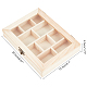 Aufbewahrungsbox aus Holz CON-WH0081-06-2