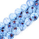 Chapelets de perles en verre de millefiori manuelles LK-T001-10H-1