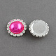 Garment Accessories Half Round ABS Plastic Imitation Pearl Cabochons RB-S020-06-A17-1