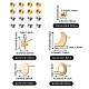 Accessoires de boucles d'oreilles en acier inoxydable yilisi 304 STAS-YS0001-08-7