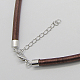 Шелковый шнур ожерелье R28ER091-2
