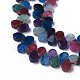 Dyed Natural Agate Beads Strands G-F595-A16-3