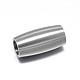 Column 304 Stainless Steel Magnetic Clasps with Glue-in Ends STAS-D059-15C-1