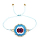 Friendship Evil Eye Loom Pattern Seed Beads Bracelets for Women BJEW-C011-10B-2