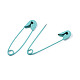Spray Painted Iron Safety Pins IFIN-T017-02E-NR-4