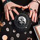CRASPIRE Pendulum Holder Stand Crystal Display Shelf Black Ying Yang Tree of Life Wooden Dowsing Divination Metaphysical Boards Witch Stuff Case for Crystal Stone Essential Boho Oil Decor DJEW-WH0046-027-4