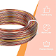 BENECREAT Multicolor Jewelry Craft Aluminum Wire (18 Gauge/1mm AW-BC0004-1mm-06-3