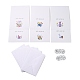 Papel rectangular tarjetas de felicitación DIY-C025-14-1