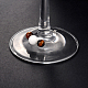 Natural Tiger Eye Wine Glass Charms AJEW-JO00035-07-1