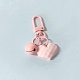Porte-clés pendentifs acryliques HEAR-PW0001-158B-1