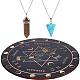 Creatcabin fai da te stella di david pendulum board rabdomanzia kit per fare divinazione DIY-CN0002-38-1