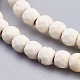 Brins de perles de magnésite naturelle TURQ-L017-4mm-02A-3