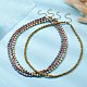 Glass Seed Beaded Necklace for Women NJEW-JN04392-2
