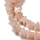 Rosa naturale perline opale fili G-G085-B36-02-3